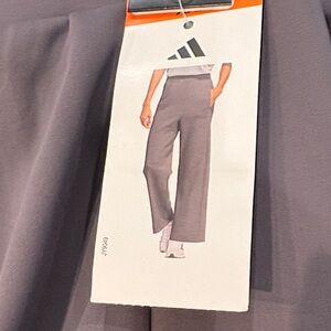 adidas Wide-Leg Track Pants - Charcoal